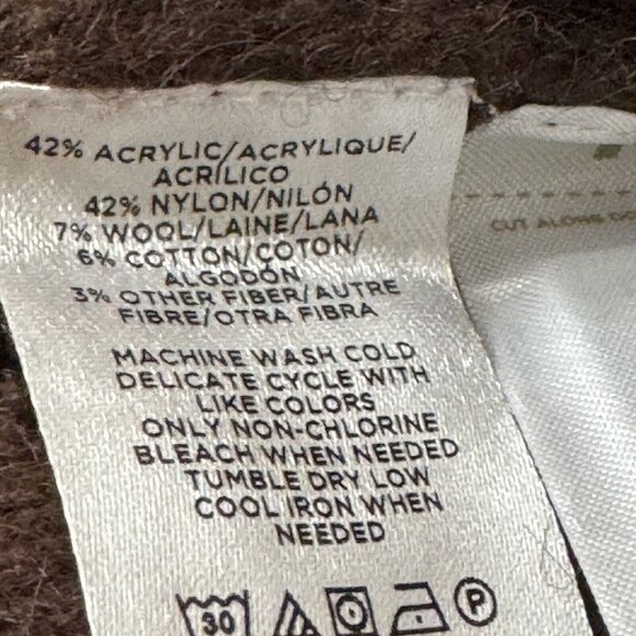 NWT Lou & Grey Fair Isle Pullover Mock Neck Sweater Brown Womens Size Small S - Picture 12 of 13